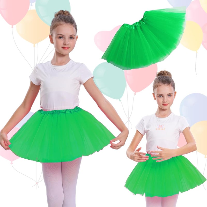 WINROLA Girls Tutu Skirt 3 Layered Tulle Tutu Skirts for 0-8 Year, Birthday Dance Kids Halloween Costume Cosplay Party Supplies - Image 2